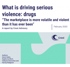 Understanding what is driving serious violence: drugs